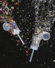 Mini Canon à confetti doré et argenté
