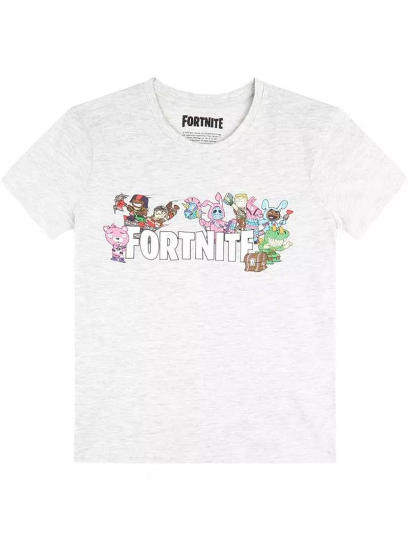 T-shirt Fortnite Characters gris enfant