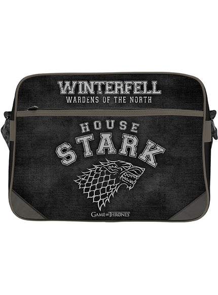 Sac bandoulière Game of Thrones Stark noir