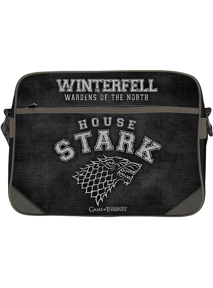 Sac bandoulière Game of Thrones Stark noir