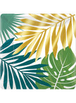 8 assiettes feuilles tropicales - Key West