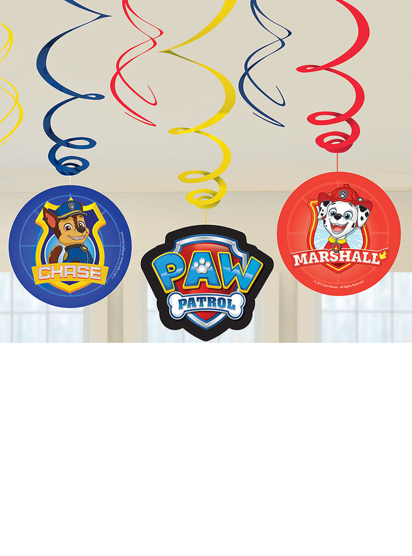 6 décorations à suspendre La Pat' Patrouille