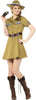 Déguisement safari marron femme