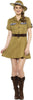 Déguisement safari marron femme