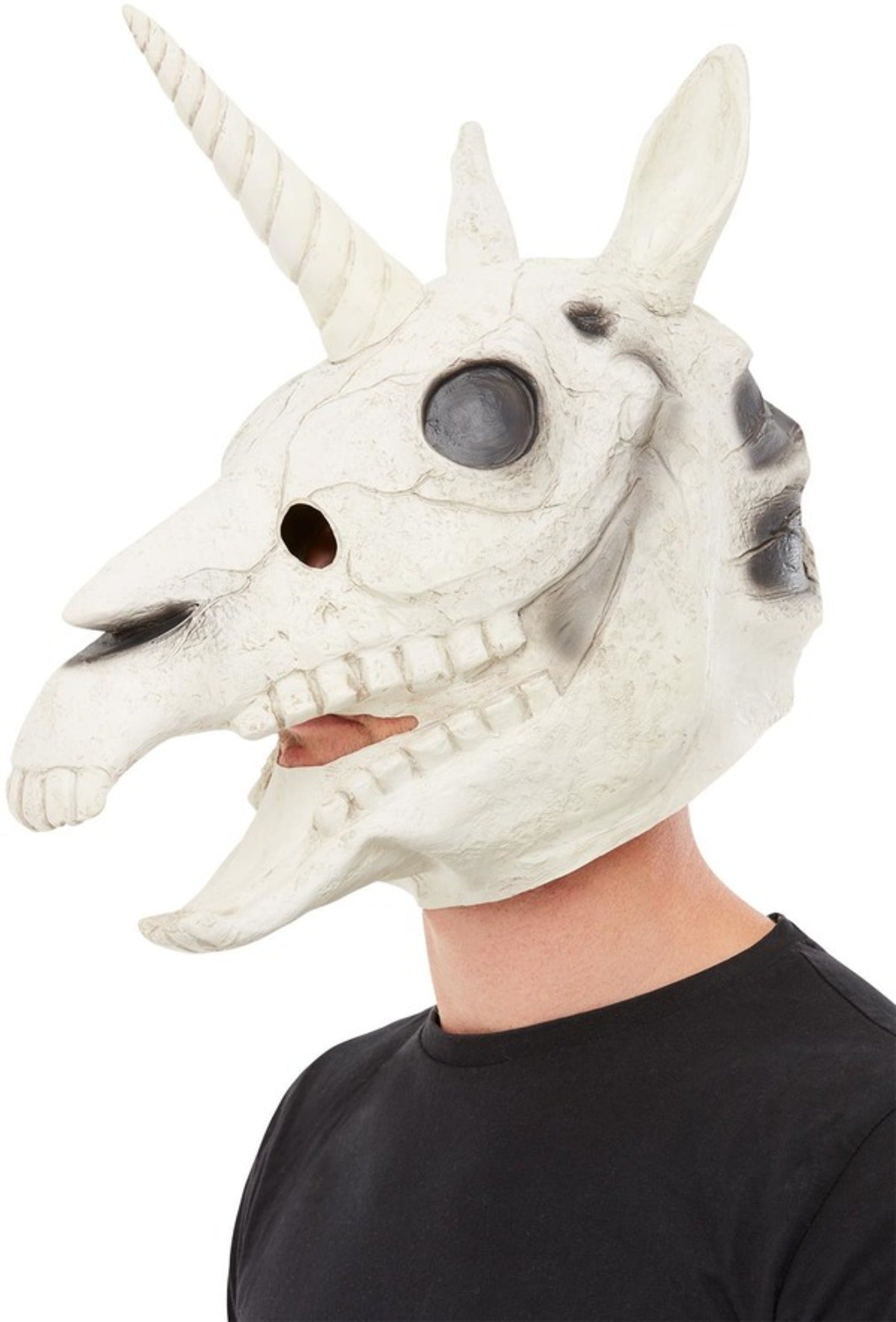 Masque Licorne squelette en latex adulte