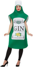 Déguisement bouteille de Gin  homme
