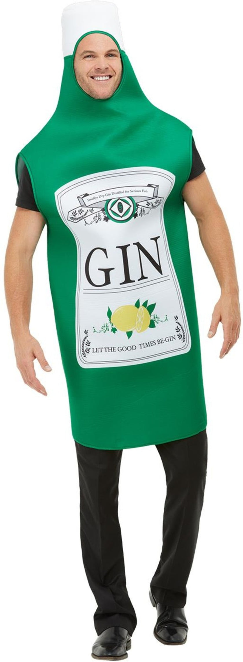 Déguisement bouteille de Gin  homme
