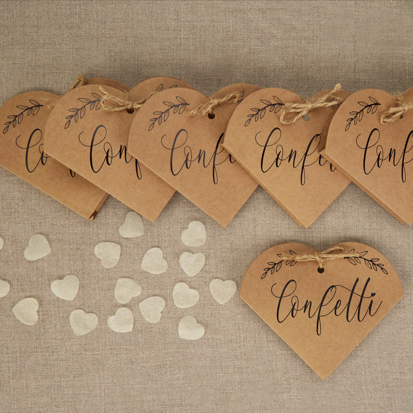 20 boîte cadeaux à confettis - Hearts & Krafts