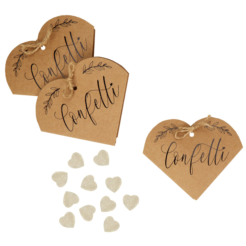 20 boîte cadeaux à confettis - Hearts & Krafts