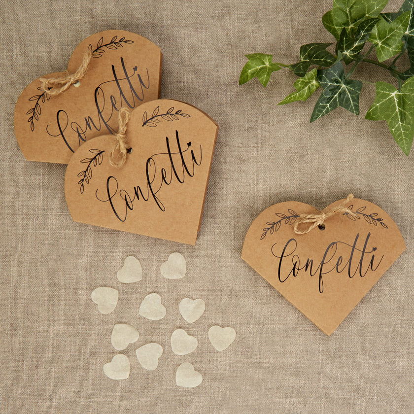 20 boîte cadeaux à confettis - Hearts & Krafts