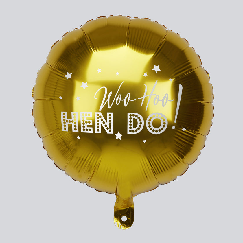 Ballon aluminium doré 