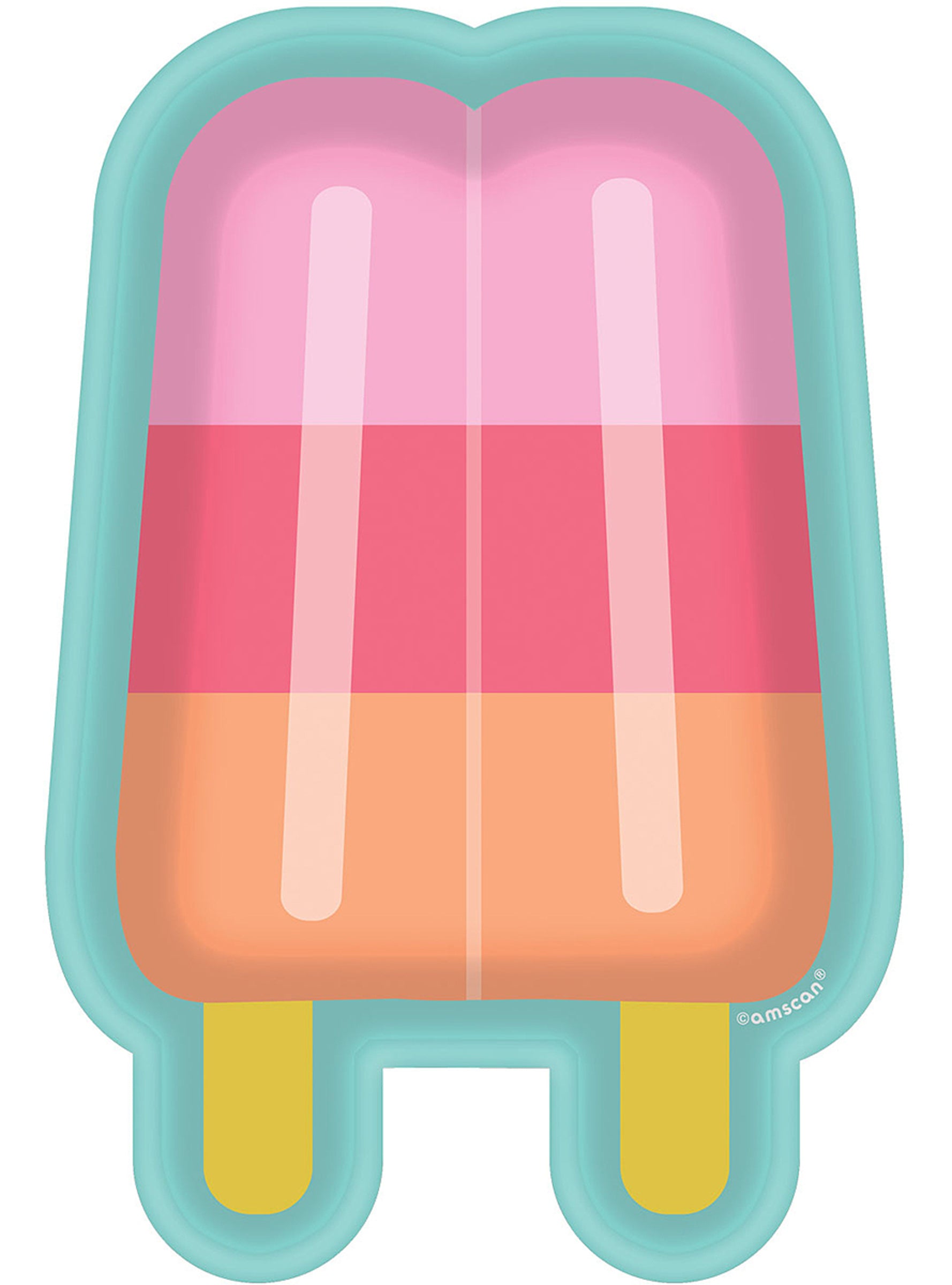 8 assiettes à dessert en forme de glace - Just Chillin