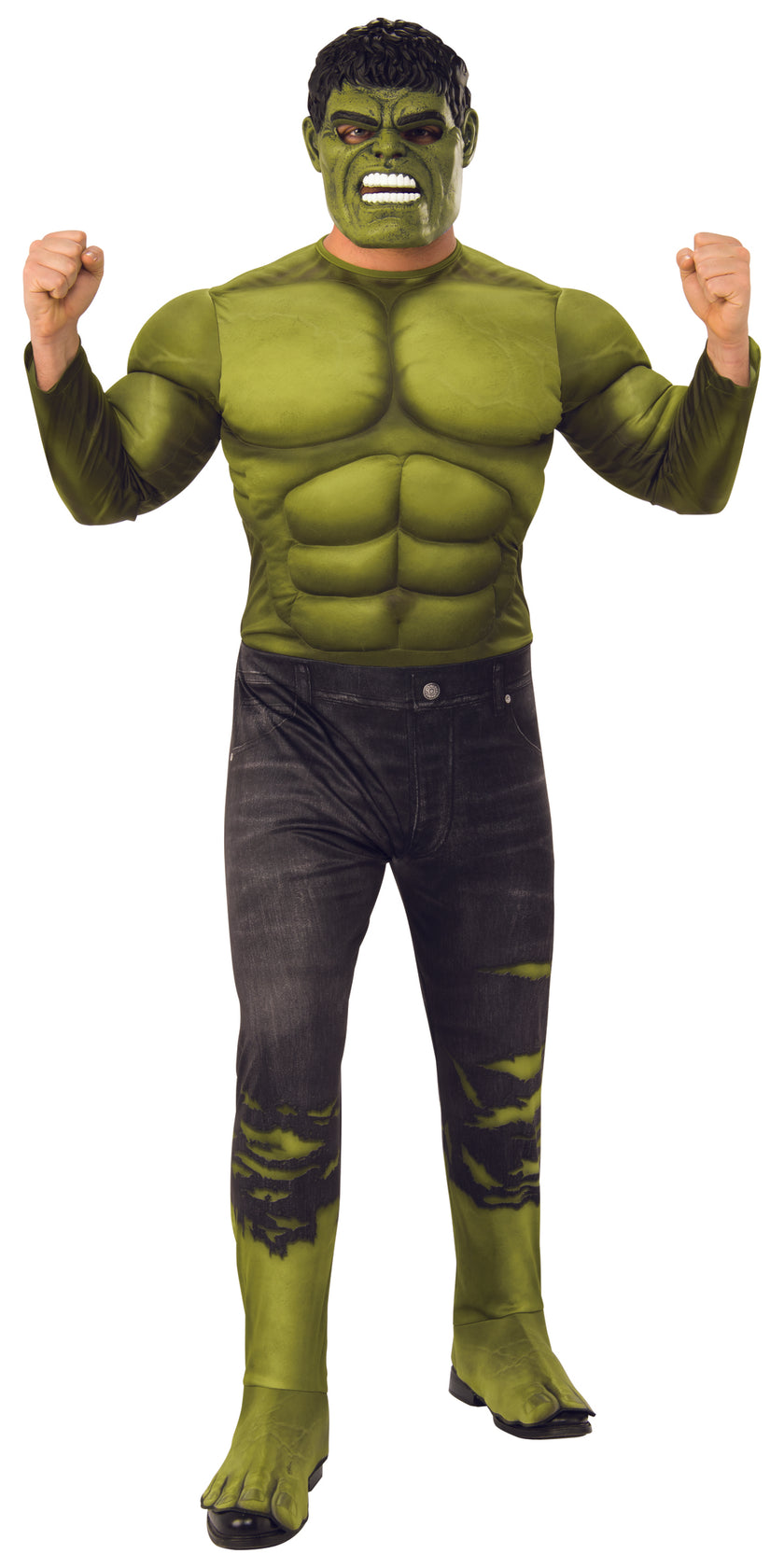 Déguisement Hulk deluxe pantalon déchiré homme - Avengers