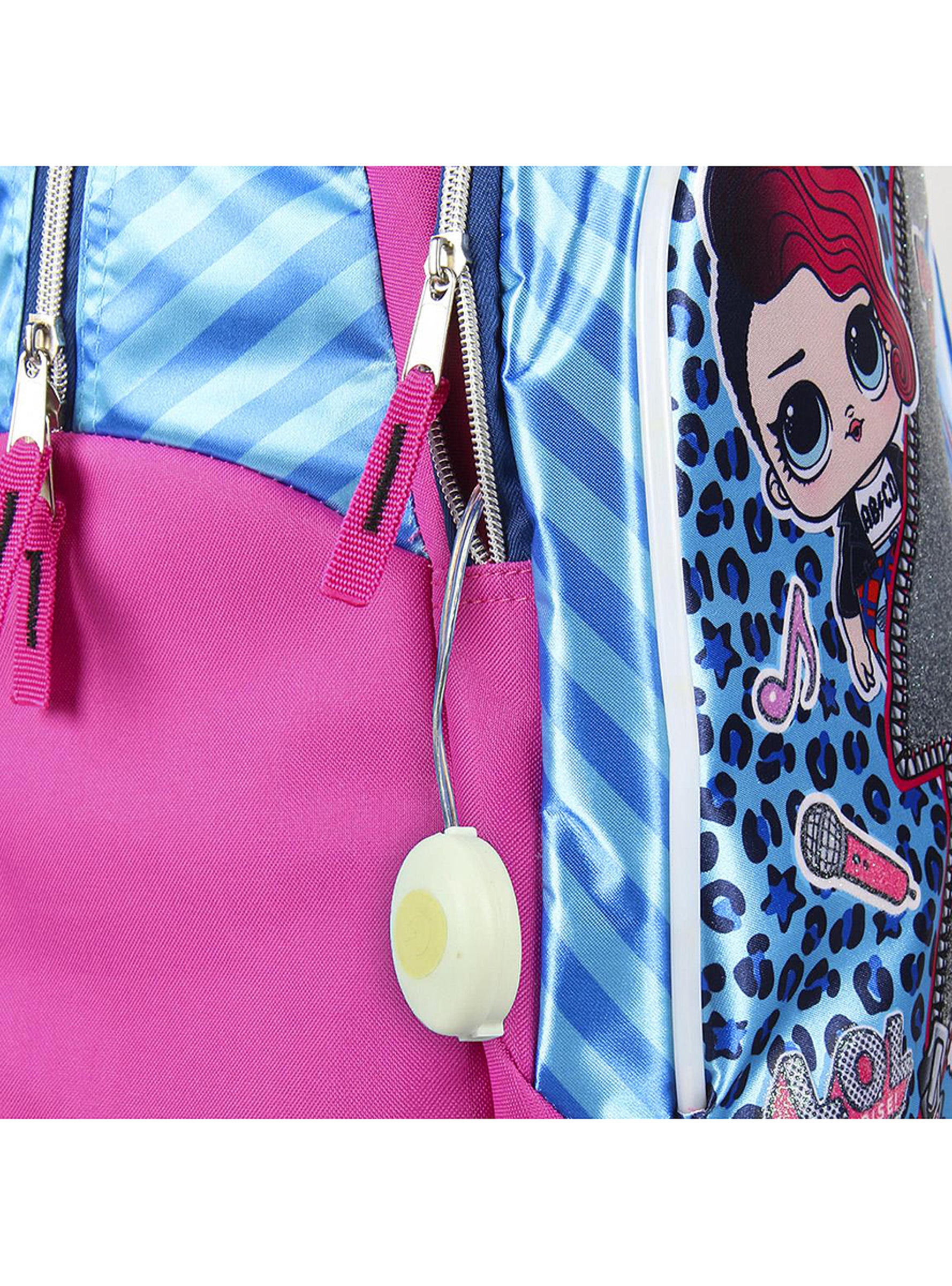 Cartable LOL Surprise bleu fille