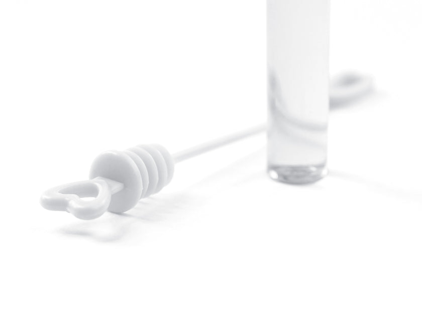 48 flacons à bulles en forme de cœur blanc