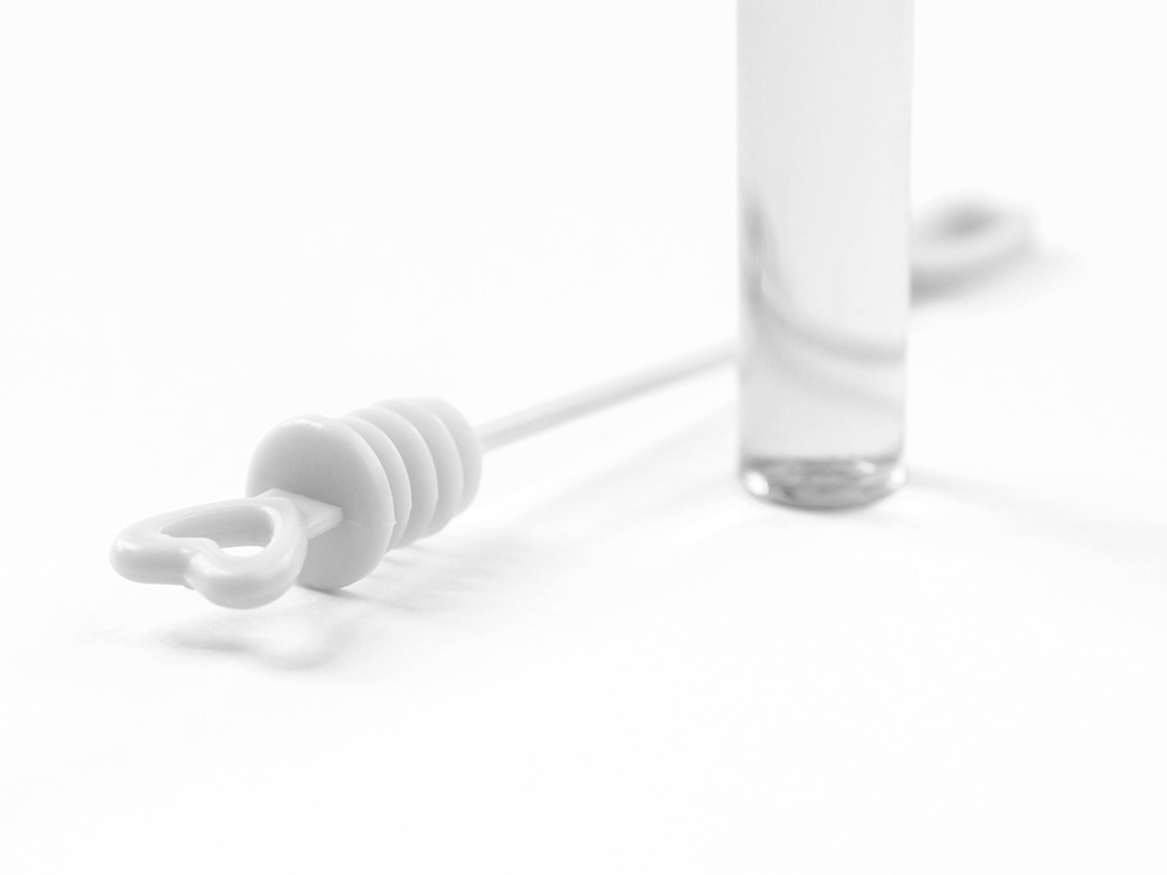 48 flacons à bulles en forme de cœur blanc