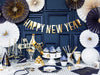 8 accessoires dorés pour photobooth - Happy New Year Collection