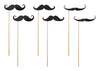 6 moustaches pour photobooth