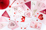 Confettis en forme de cœur rouge métallique de 25 mm pour la table - Valentine’s Day