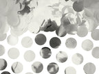 Confettis rond argenté pour la table - New Year & Carnival