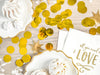 Confettis rond doré pour la table - New Year & Carnival
