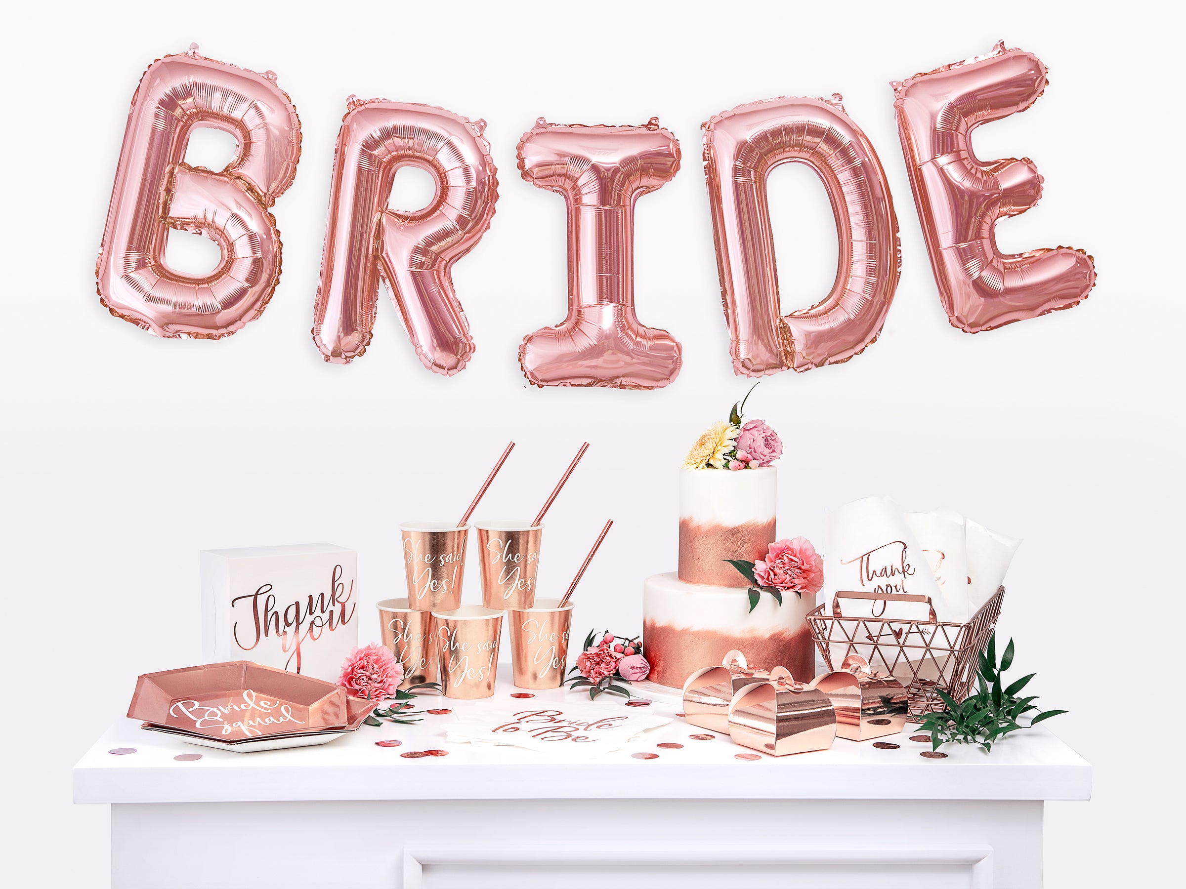 Confettis rond rose gold pour la table - New Year & Carnival