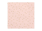 20 serviettes roses à pois dorés en papier - Wedding in rose colour