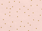 20 serviettes roses à pois dorés en papier - Wedding in rose colour