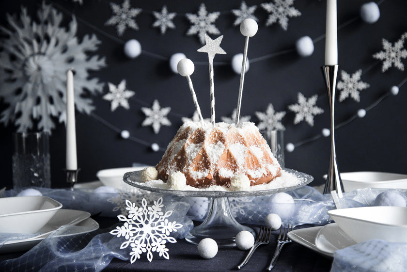 10 pailles à rayures argentées en papier - Trick or Treat Collection