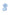 Bougie anniversaire bleu chiffre 2