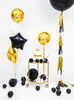 Bougie anniversaire dorée chiffre 0