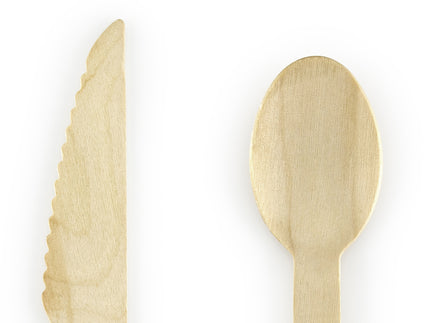 18 couverts en bois - Woodland