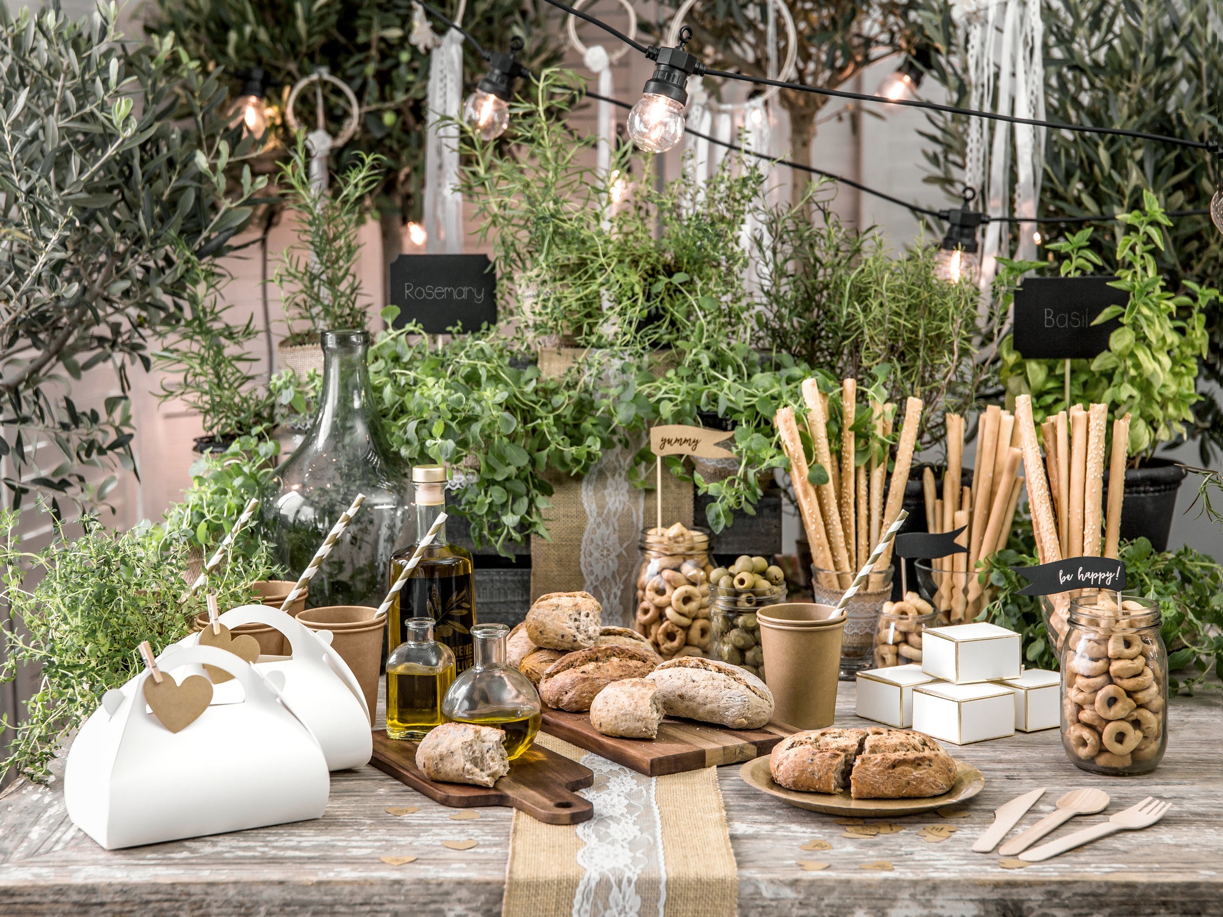 18 couverts en bois - Woodland