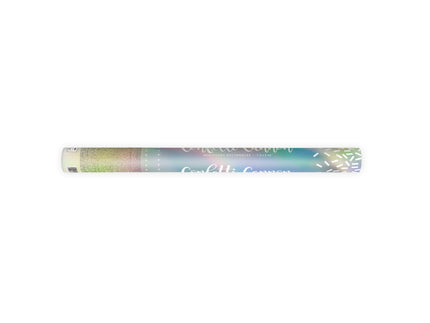 Canon à confettis iridescent de 60 cm