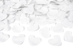 Canon à confettis coeurs blancs de 60 cm