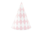 6 chapeaux losanges en carton - Yummy