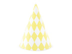 6 chapeaux losanges en carton - Yummy