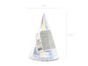 6 chapeaux iridescents en carton - Exotix Holo