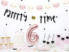 Guirlande têtes de chats rose pastel en papier - Meow Party