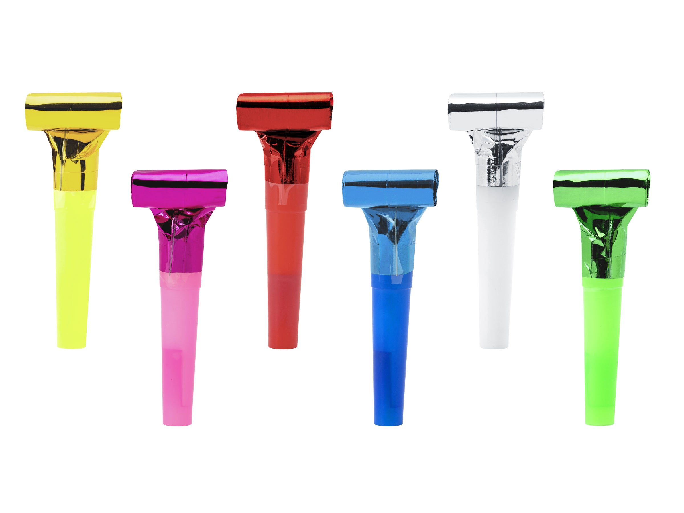 6 sans-gênes holographiques variés - Colorful & holographic birthday