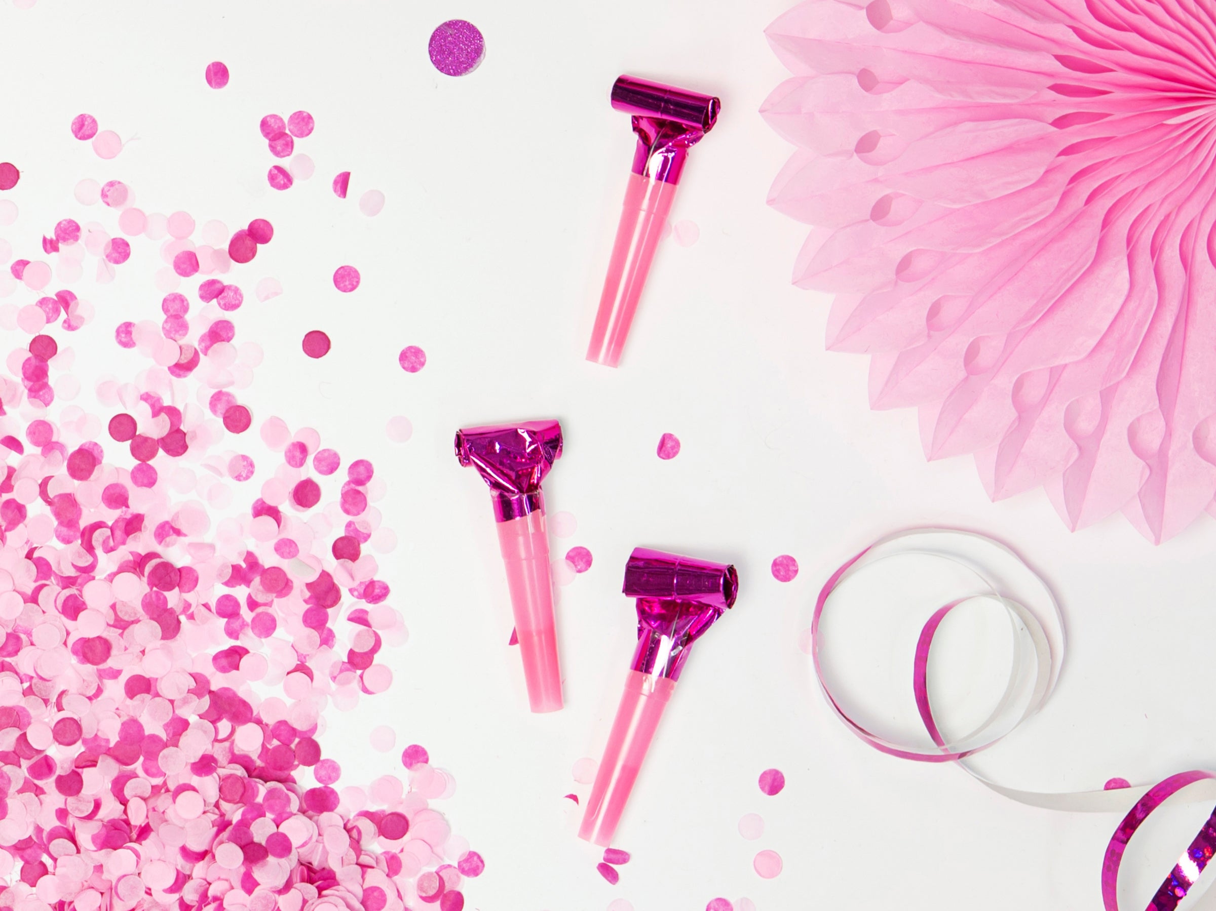 6 sans-gênes holographiques variés - Colorful & holographic birthday