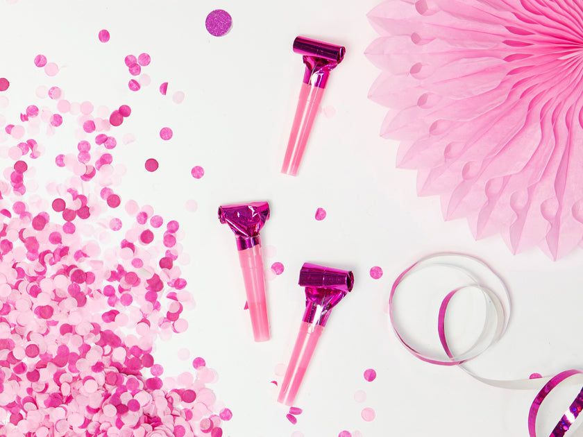 6 sans-gênes holographiques variés - Colorful & holographic birthday