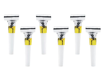 6 sans-gênes argentés holographique - Colorful & holographic birthday