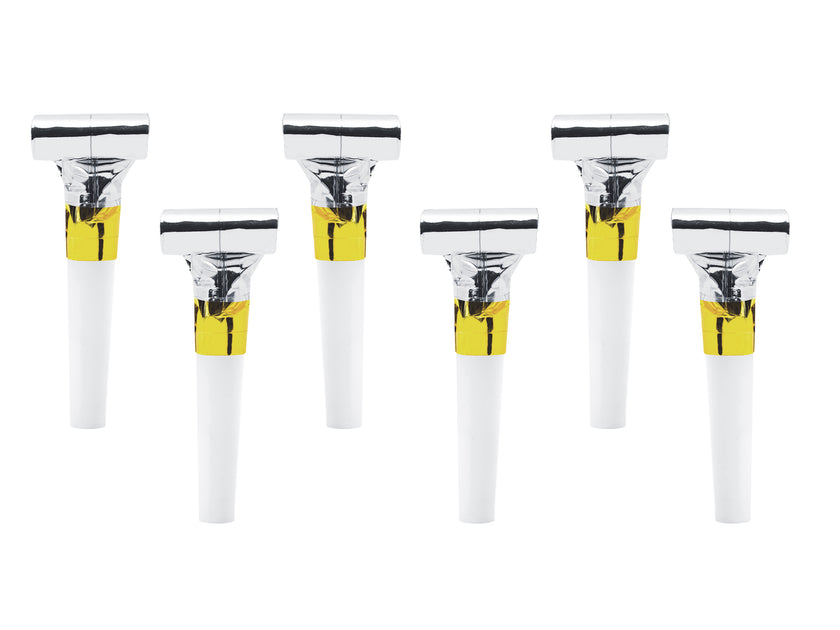 6 sans-gênes argentés holographique - Colorful & holographic birthday