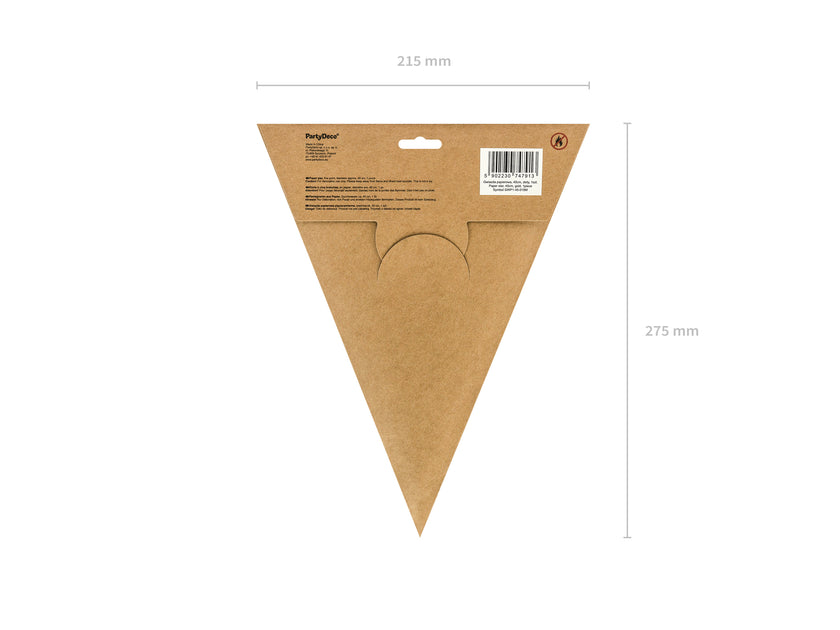 Étoile à suspendre dorée de 45 cm en papier