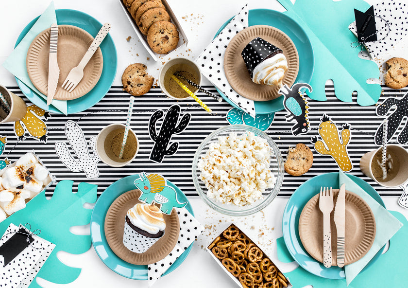 5 figurines décoratives de dinosaures - Dinosaur Party