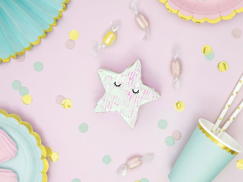Mini pinata étoile - Iridescent