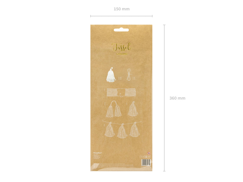 Guirlandes à franges argentés