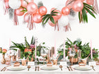 Guirlandes à franges rose gold