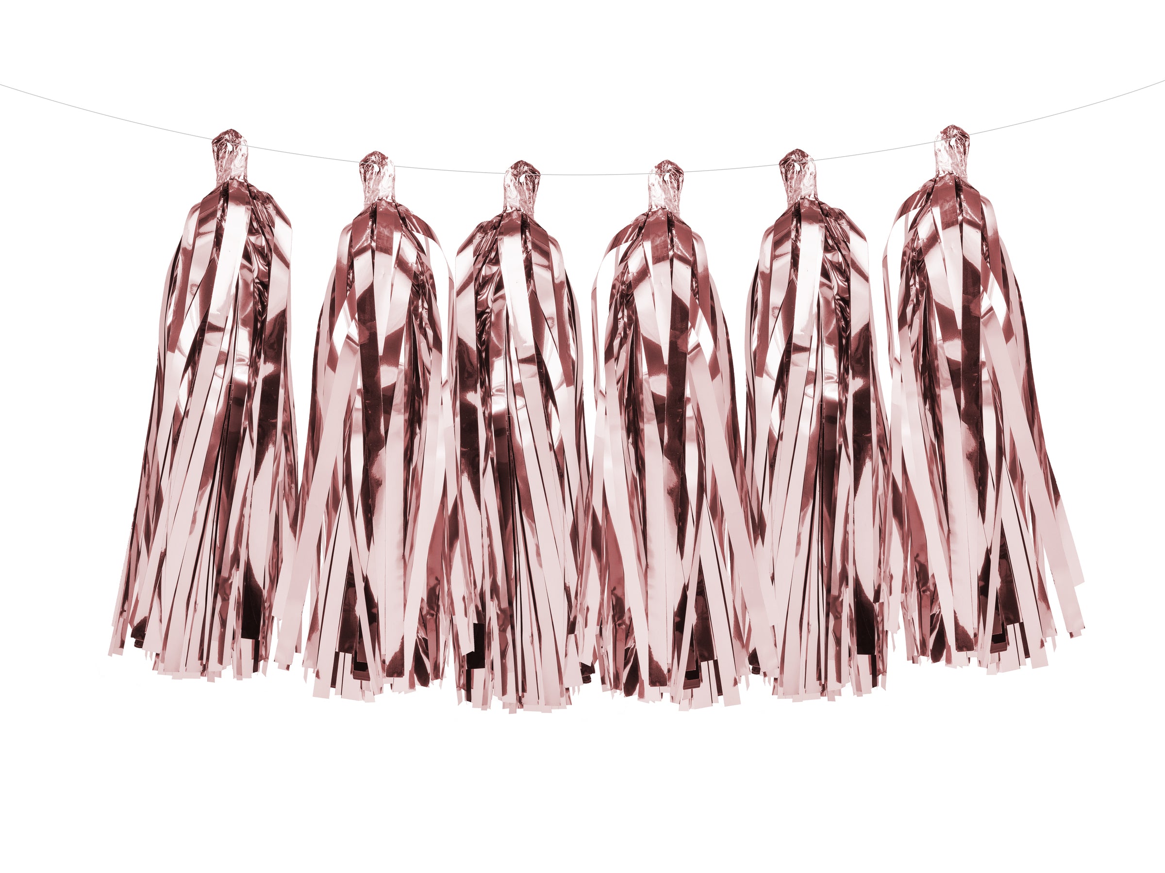 Guirlandes à franges rose gold